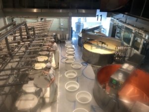 La fromagerie en activité