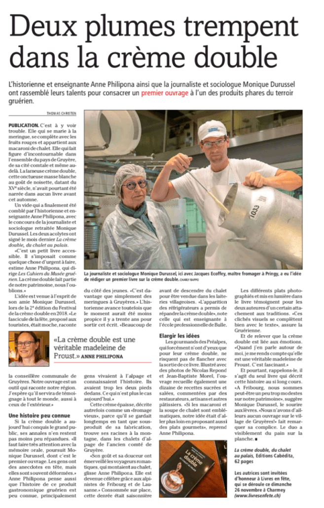 article La Gruyère du